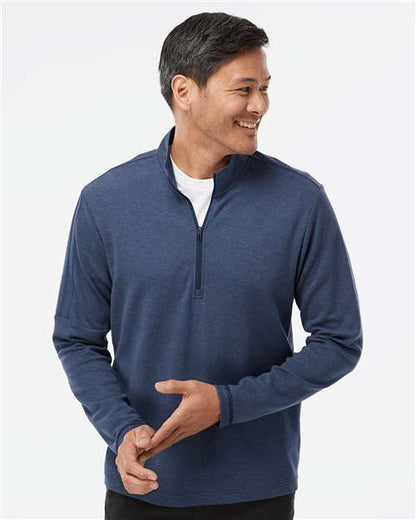 Men's 3-Stripe Quarter-Zip Sweater Pullover