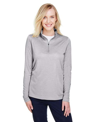 Women's Zone Sonic Heather Performance Quarter-Zip Pullover