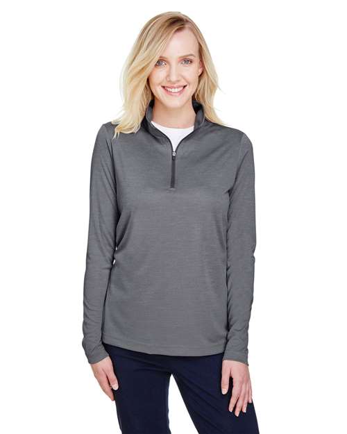 Women's Zone Sonic Heather Performance Quarter-Zip Pullover