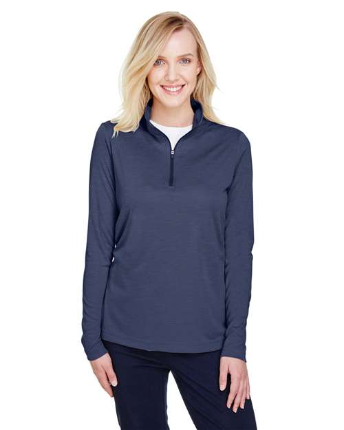 Women's Zone Sonic Heather Performance Quarter-Zip Pullover