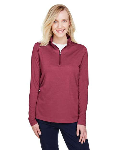 Women's Zone Sonic Heather Performance Quarter-Zip Pullover