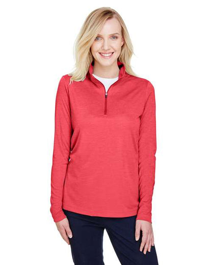 Women's Zone Sonic Heather Performance Quarter-Zip Pullover