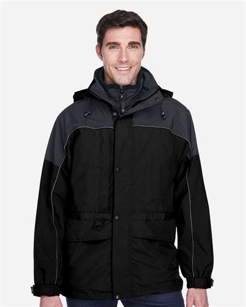 Men's 3-in-1 Two-Tone Parka