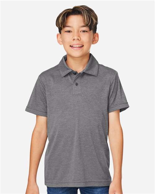 Youth Zone Sonic Heather Performance Polo