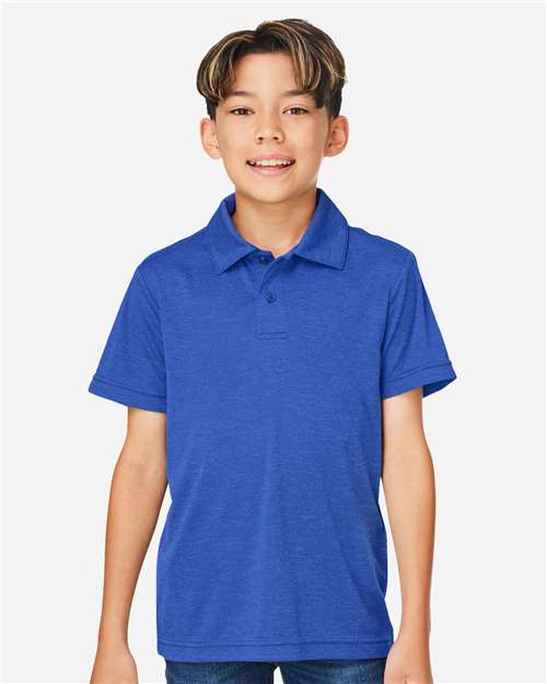 Youth Zone Sonic Heather Performance Polo
