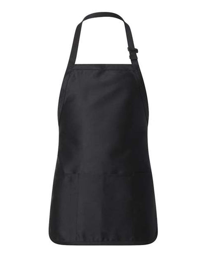 Full-Length Apron with Pouch Pocket